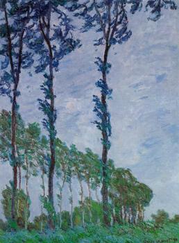 尅勞德 莫奈 Poplars, Wind Effect 尅勞德 莫奈 Poplars, Wind Effect